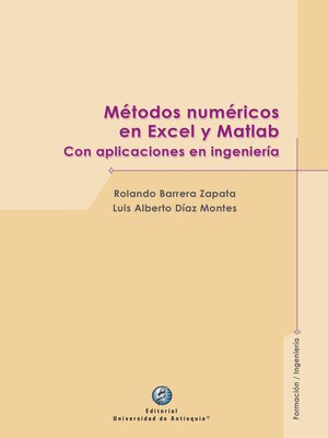 cover image of Métodos numéricos en Excel y Matlab